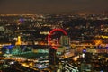 Aerial overview of London