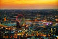 Aerial overview of London