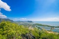 Aerial overview at thailand cityscape Royalty Free Stock Photo