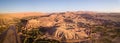 Aerial panorama of Ait Ben Haddou in Morocco