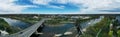 Aerial panorama of Brantford, Ontario, Canada Royalty Free Stock Photo