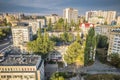 Aerial panorama of Chisinau