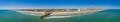 Aerial panorama Daytone Beach and pier photo