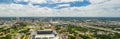 Aerial panorama Downtown Orlando FL