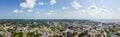 Aerial panorama Downtown Pensacola FL USA