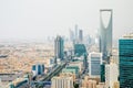 Aerial panorama of downtown of Riyadh city, Al Riyadh