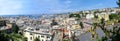 Aerial panorama of Genoa, Italy