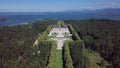 Aerial view of Herrenchiemsee Herreninsel, Germany