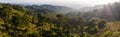 Aerial Panorama of Hills in East Bay, Northern California Royalty Free Stock Photo