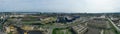 Aerial panorama of industrial buildings in Hamilton, Ontario, Canada, editorial