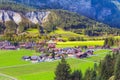 Kandersteg, mountains panorama, Switzerland