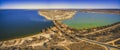 Aerial panorama of Lake Bonnie and Loch Luna.