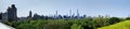 Aerial Panorama of Manhattan from Metropolitan Museum of Art, New York, USA Royalty Free Stock Photo