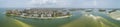 Aerial panorama Marco Island Florida