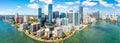 Aerial panorama of Miami, Florida