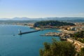 Aerial panorama of Nice, South of France Royalty Free Stock Photo