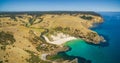 Aerial panorama of North Coast of Kangaroo Island, South Austral