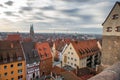 Aerial panorama in Nuremberg