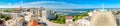 Aerial panorama of the old town in Constanta, Romania Royalty Free Stock Photo