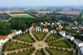 Aerial panorama over Putbus Royalty Free Stock Photo