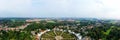 Aerial panorama over Putbus Royalty Free Stock Photo