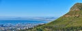 Aerial panorama photo of Cape Town. Panorama photo of Cape Town, Western Cape, South Africa. Royalty Free Stock Photo