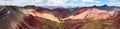 Red Valley near the Vinicunca Rainbow Mountain in Peru