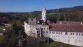 Aerial view of Schallaburg Castle, Austria