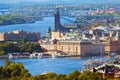 Aerial panorama of Stockholm, Sweden Royalty Free Stock Photo