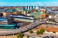 Aerial panorama of Stockholm, Sweden Royalty Free Stock Photo