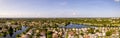 Aerial panorama Sunrise FL residential neighborhoods