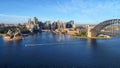 Aerial panorama of Sydney