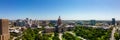 Aerial panorama Texas State Capitol Building Austin Royalty Free Stock Photo