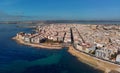 Aerial panorama of Torrevieja cityscape. Costa Blanca. Spain Royalty Free Stock Photo