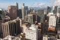 Aerial Panorama of Vancouver Downtown Skyline with Skyscraper Co Royalty Free Stock Photo