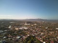 Aerial panorama view of Managua city Royalty Free Stock Photo