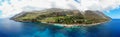 Aerial Panorama with Zingaro Nature Reserve Park - Sicily, Italy