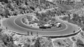 Aerial panorama of Zion National Park landscape, Utah Royalty Free Stock Photo