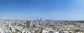 Aerial Panoramic landscape view of Kaohsiung city , Taiwan