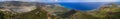 Aerial panoramic photo of Hawaii Royalty Free Stock Photo