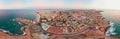 Aerial panoramic photo of Torrevieja cityscape. Spain Royalty Free Stock Photo