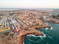 Aerial panoramic photo of Torrevieja cityscape. Spain Royalty Free Stock Photo