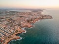 Aerial panoramic photo of Torrevieja cityscape. Spain Royalty Free Stock Photo