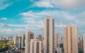 Panoramic View with Tall Buildings in Boa Viagem, Recife, Pernambuco, Brazil\'s Northeast