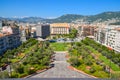 Aerial view of the Acropolis centre, Nice, South of France