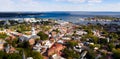 Aerial Panoramic View Annapolis Maryland State House Capital City