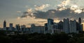 Atlanta skyline during Sunset Royalty Free Stock Photo