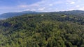 Aerial panoramic view of Columbia River Gorge , USA Royalty Free Stock Photo