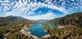 Aerial Panoramic View of Daisy Lake