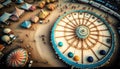 Aerial View Of Festivals And Fairs :Bird\'s Eye (Generative AI)